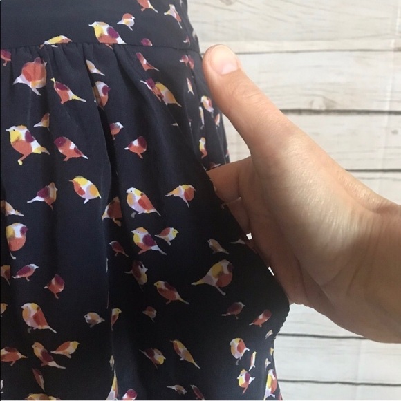 GAP Bird Print Skirt With Pockets Size 2 - Picture 6 of 9